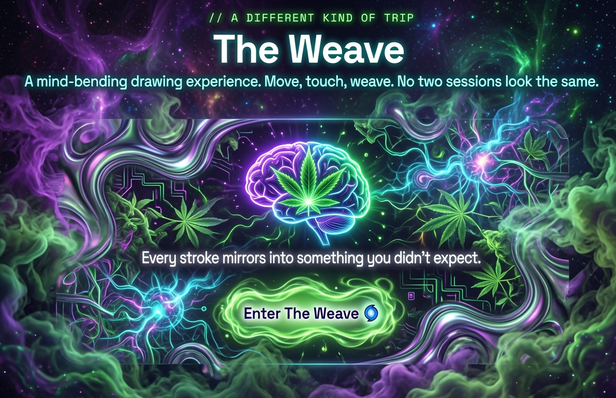 The Weave — a mind-bending drawing experience